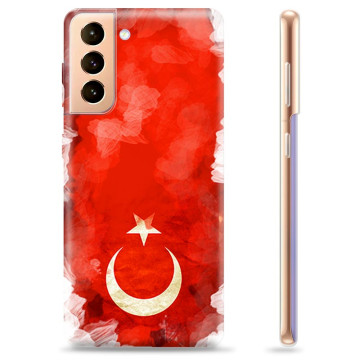 Capa de TPU - Samsung Galaxy S21+ 5G - Bandeira da Turquia