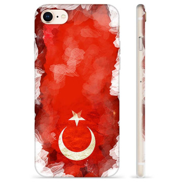 Capa de TPU - iPhone 7/8/SE (2020)/SE (2022) - Bandeira da Turquia