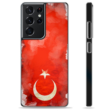 Capa Protetora - Samsung Galaxy S21 Ultra 5G  - Bandeira da Turquia