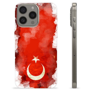 Capa de TPU - iPhone 15 Pro Max - Bandeira da Turquia