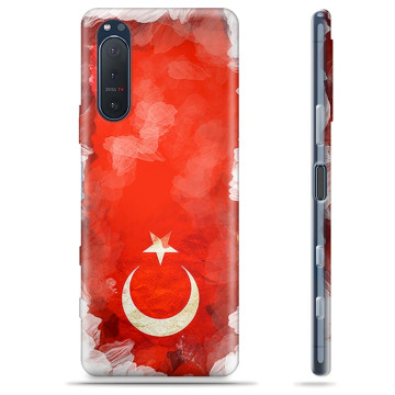 Capa de TPU - Sony Xperia 5 II - Bandeira da Turquia