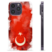 Capa de TPU - iPhone 14 Pro Max - Bandeira da Turquia