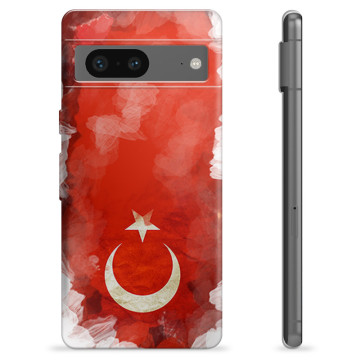 Capa de TPU - Google Pixel 7 - Bandeira da Turquia