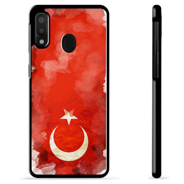 Capa Protetora - Samsung Galaxy A20e  - Bandeira da Turquia