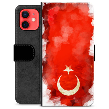 Bolsa tipo Carteira - iPhone 12 mini - Bandeira da Turquia