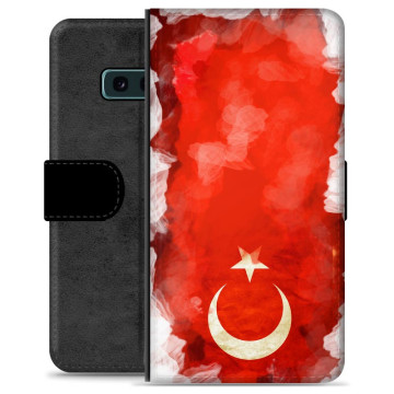 Bolsa tipo Carteira - Samsung Galaxy S10e - Bandeira da Turquia