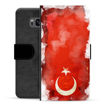 Bolsa tipo Carteira - Samsung Galaxy S8 - Bandeira da Turquia