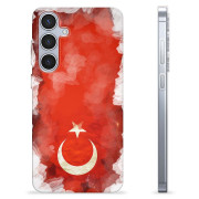 Capa de TPU - Samsung Galaxy S24+ - Bandeira da Turquia