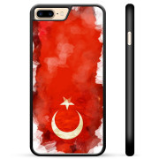 Capa Protetora - iPhone 7 Plus / iPhone 8 Plus  - Bandeira da Turquia