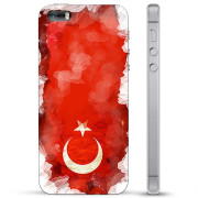 Capa Híbrida - iPhone 5/5S/SE - Bandeira da Turquia