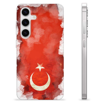 Capa de TPU - Samsung Galaxy S24 - Bandeira da Turquia