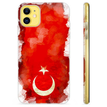 Capa de TPU - iPhone 11 - Bandeira da Turquia