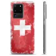 Capa de TPU - Samsung Galaxy S20 Ultra - Bandeira da Suíça
