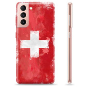 Capa de TPU - Samsung Galaxy S21 5G - Bandeira da Suíça