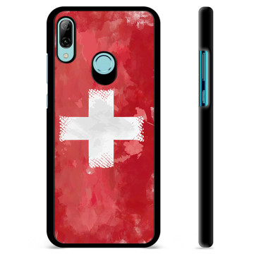 Capa Protetora - Huawei P Smart (2019)  - Bandeira da Suíça