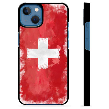 Capa Protetora - iPhone 13  - Bandeira da Suíça