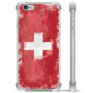 Capa Híbrida - iPhone 6 / 6S - Bandeira da Suíça