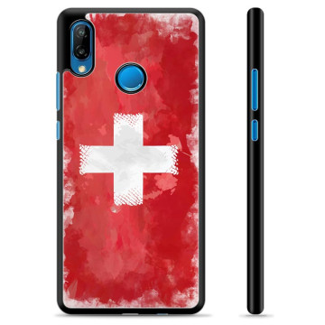 Capa Protetora - Huawei P20 Lite  - Bandeira da Suíça