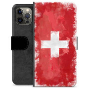 Bolsa tipo Carteira - iPhone 12 Pro Max - Bandeira da Suíça