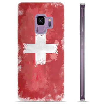 Capa de TPU - Samsung Galaxy S9 - Bandeira da Suíça