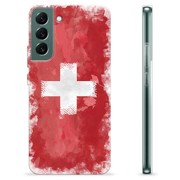 Capa de TPU - Samsung Galaxy S22+ 5G - Bandeira da Suíça