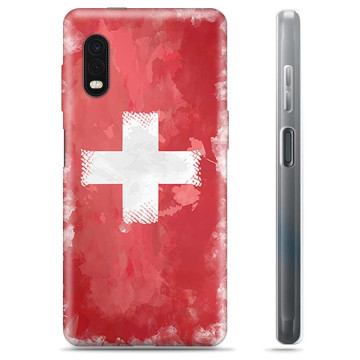 Capa de TPU - Samsung Galaxy Xcover Pro - Bandeira da Suíça