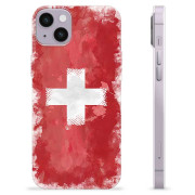 Capa de TPU - iPhone 14 Plus - Bandeira da Suíça