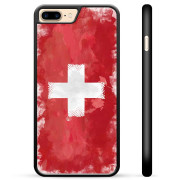 Capa Protetora - iPhone 7 Plus / iPhone 8 Plus  - Bandeira da Suíça