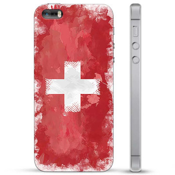 Capa Híbrida - iPhone 5/5S/SE - Bandeira da Suíça