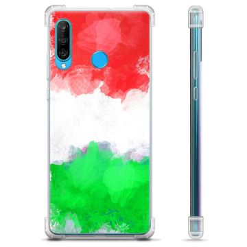 Capa Híbrida - Huawei P30 Lite - Bandeira Italiana