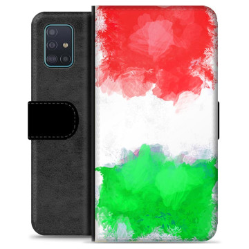 Bolsa tipo Carteira - Samsung Galaxy A51 - Bandeira Italiana