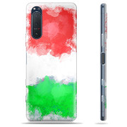 Capa de TPU - Sony Xperia 5 II - Bandeira Italiana