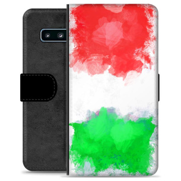 Bolsa tipo Carteira - Samsung Galaxy S10 - Bandeira Italiana