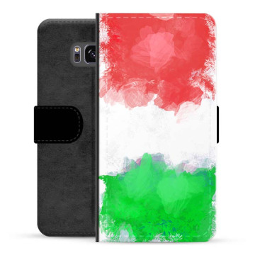 Bolsa tipo Carteira - Samsung Galaxy S8 - Bandeira Italiana