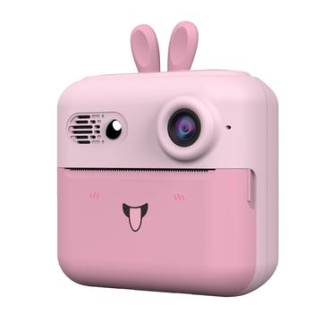 A23 Kids Mini HD Digital Camera com impressão de fotografias instantâneas - Rosa