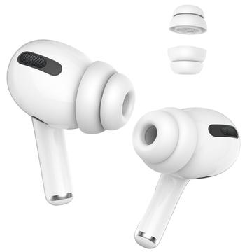 AHASTYLE PT99-2 1 Par de Pontas de Ouvido para Auriculares Apple AirPods Pro 2 / AirPods Pro Bluetooth Tampas de Silicone, Tamanho S - Branco