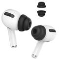 AHASTYLE PT99-2 1 par para Apple AirPods Pro 2 / AirPods Pro Pontas auriculares de silicone de substituição Tampões para auscultadores Bluetooth, tamanho L - Preto