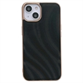 Capa em TPU Revestido Abstract Series para iPhone 14 - Preto