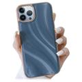 Capa em TPU Revestido Abstract Series para iPhone 14 Pro Max - Azul