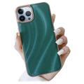 Capa em TPU Revestido Abstract Series para iPhone 14 Pro Max - Verde