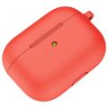 Capa em Silicone com Porta-Chaves A060 para AirPods 3 - Vermelho