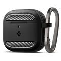 Capa TPU Spigen Rugged Armor para AirPods 4 - Preto