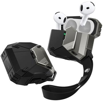 Capa com carregamento magnético para AirPods 4 Supcase Matrix - Preto