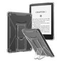 Capa TPU à prova de choque com suporte para Amazon Kindle Paperwhite 5 (2021) - Transparente