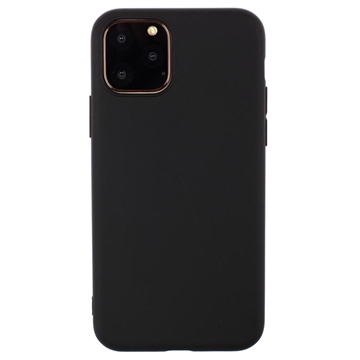 Capa de TPU Mate Anti Dedadas para iPhone 15 Pro Max - Preto