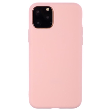 Capa de TPU Mate Anti Dedadas para iPhone 15 Pro Max - Cor-de-Rosa