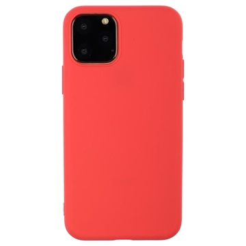 Capa de TPU Mate Anti Dedadas para iPhone 15 Pro Max - Vermelho