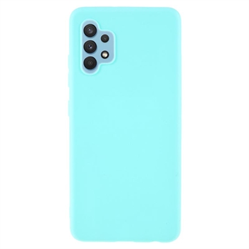 Capa de TPU Mate Anti Dedadas para Samsung Galaxy A32 (4G) - Azul Bebé