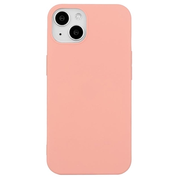 Capa de TPU Mate Anti Dedadas para iPhone 15 - Cor-de-Rosa