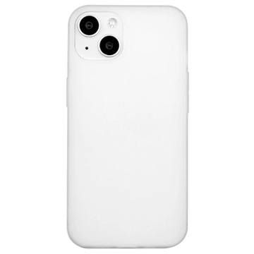 Capa de TPU Mate Anti Dedadas para iPhone 15 Plus - Branco